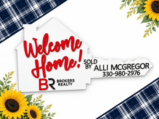 Personalized Realtor Closing Sign
