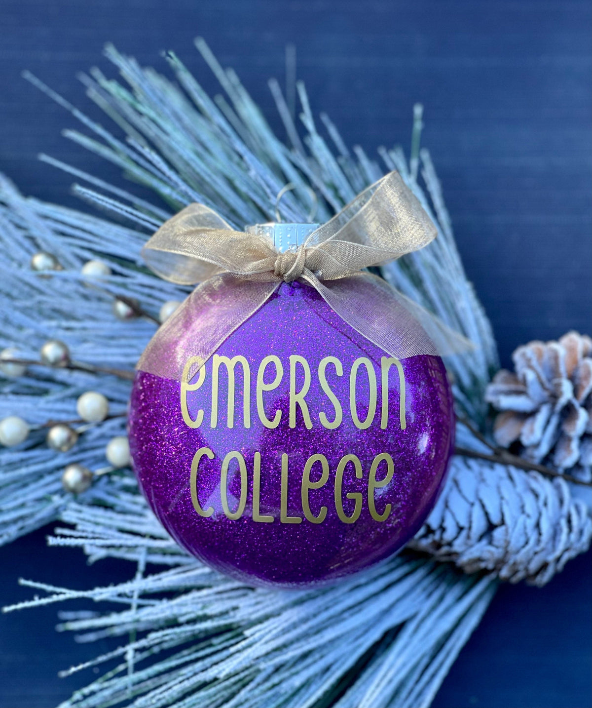 Personalized college ornament graduation keepsake