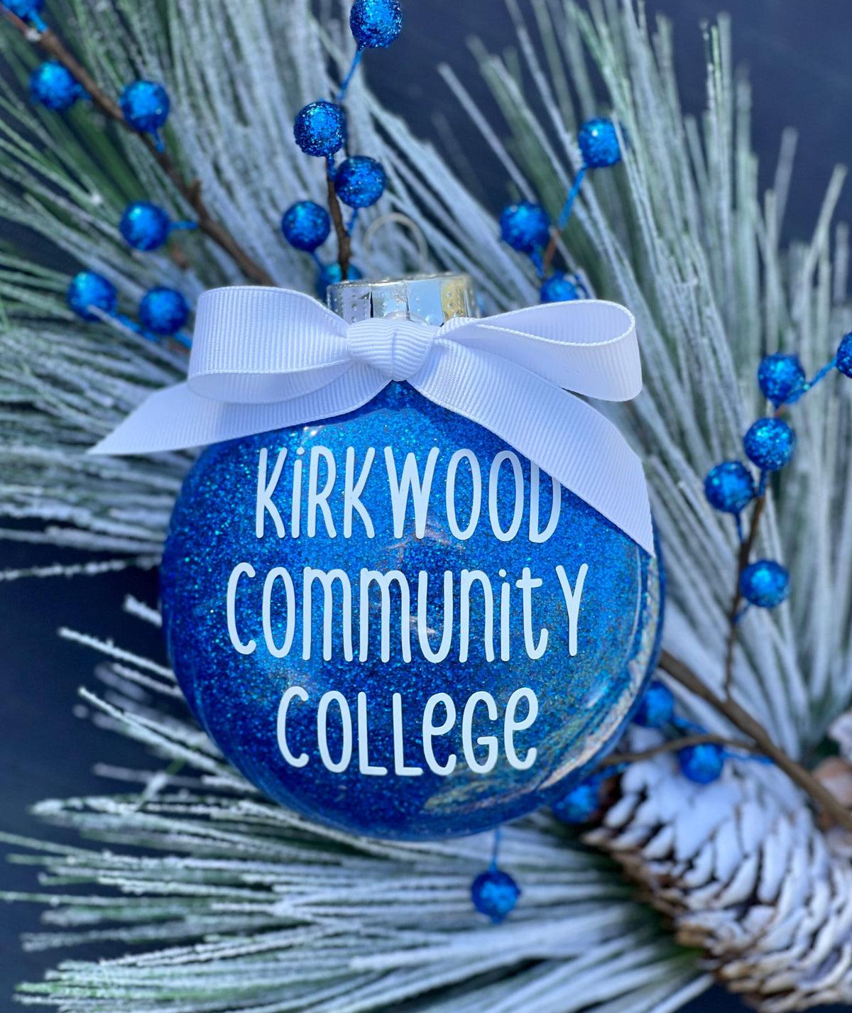 Personalized college ornament graduation keepsake