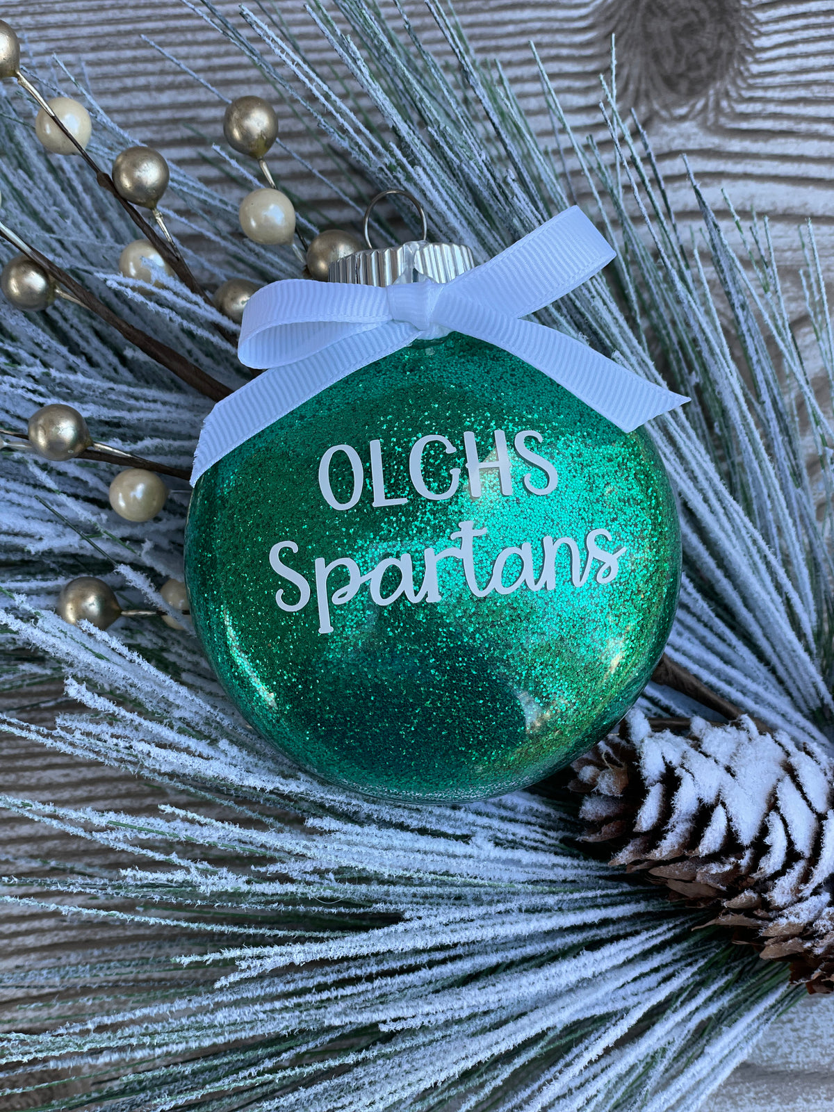 Personalized high school ornament student keepsake