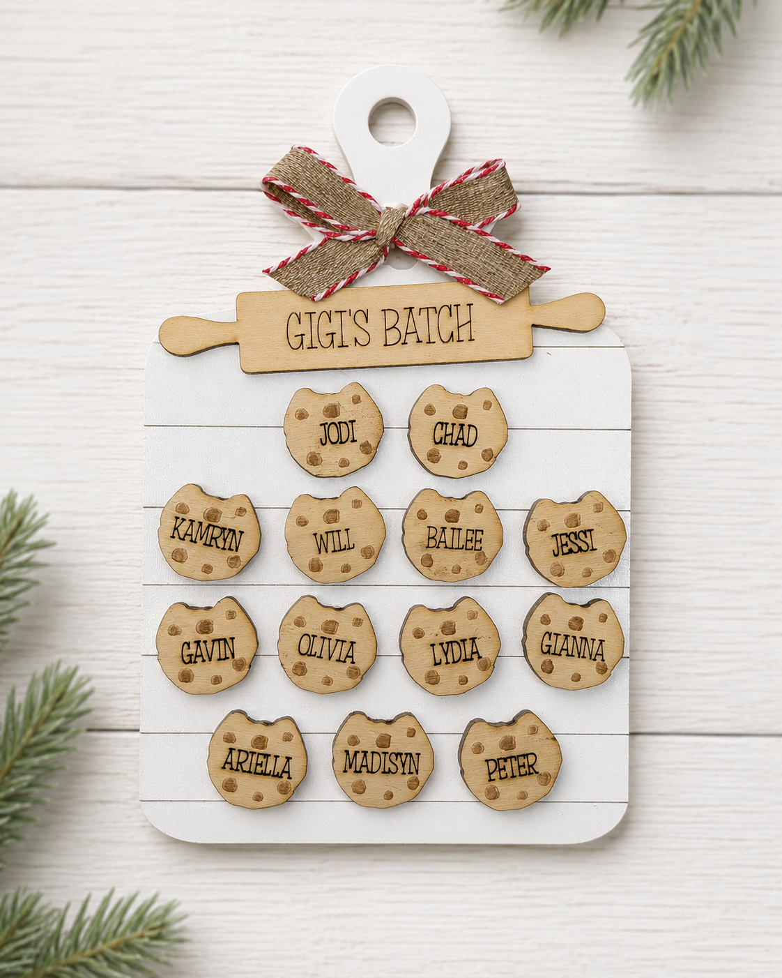 Personalized Large Family Ornament or Magnet
