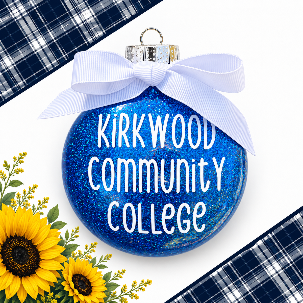 Personalized College Ornament