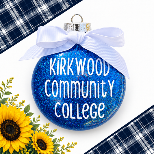 Personalized College Ornament