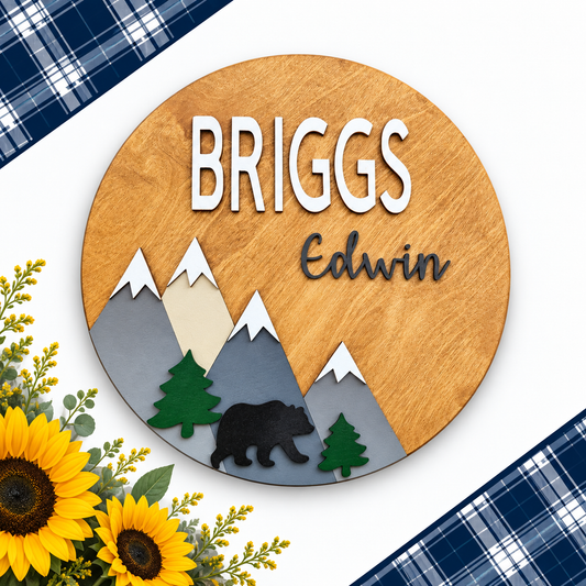 Personalized Nursery Name Sign