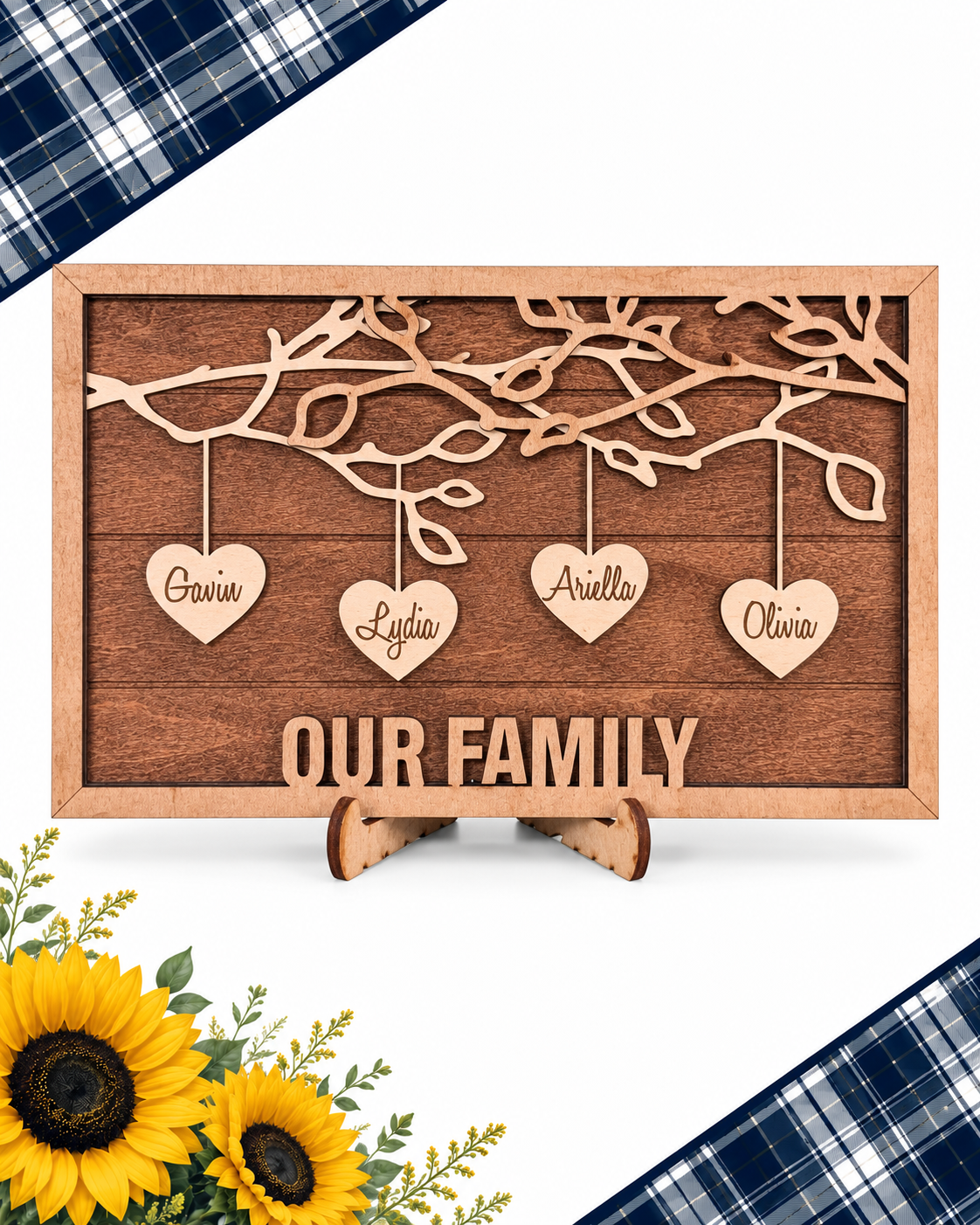 Personalized Family Tree Sign – Fundraiser Item