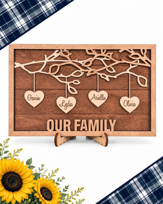 Personalized Family Tree Sign – Fundraiser Item