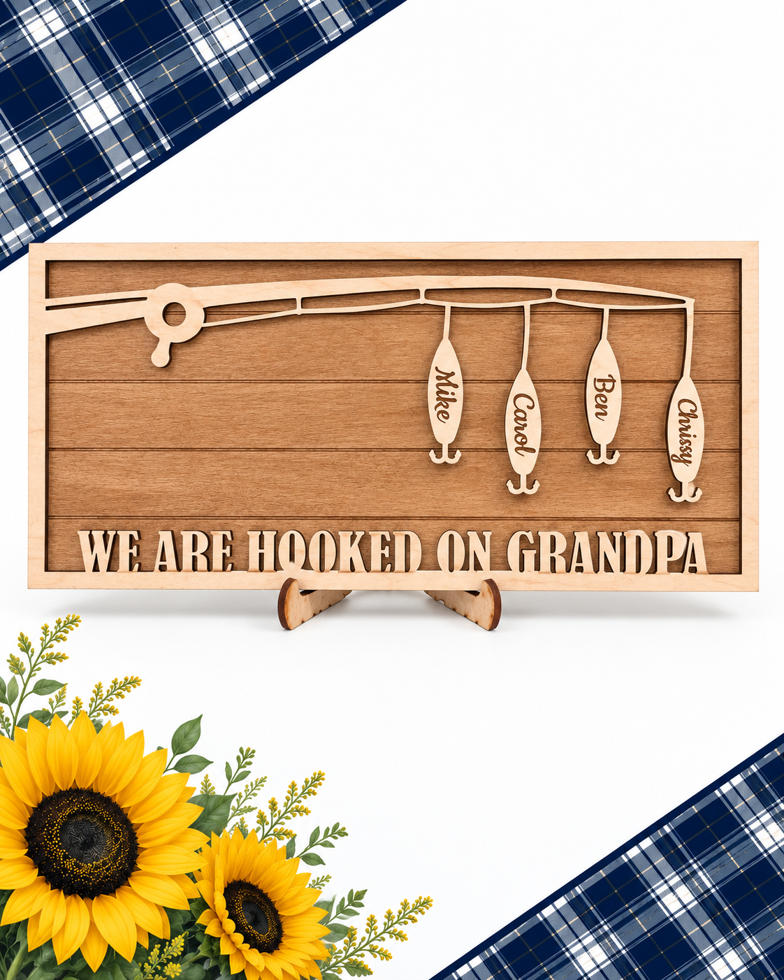 Personalized Fishing Lure Sign – Fundraiser Item
