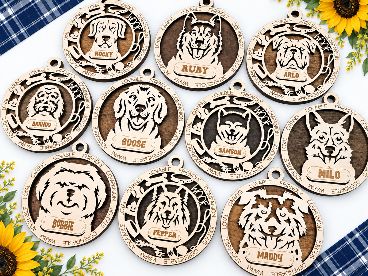 Personalized Dog Breed Ornament