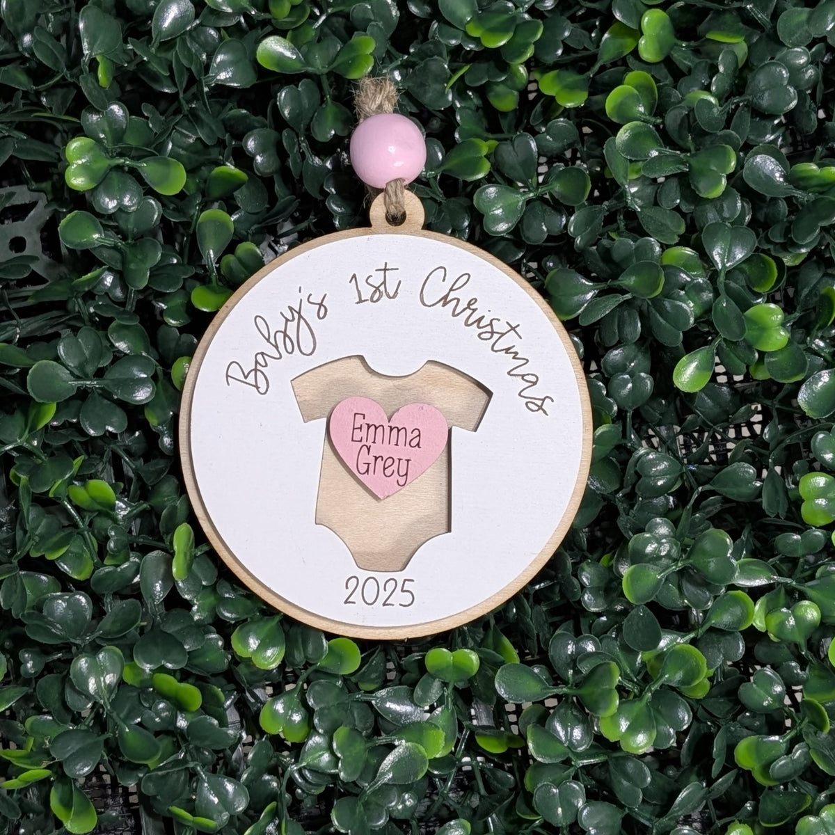 Personalized Baby's First Christmas Ornament – Fundraiser Item