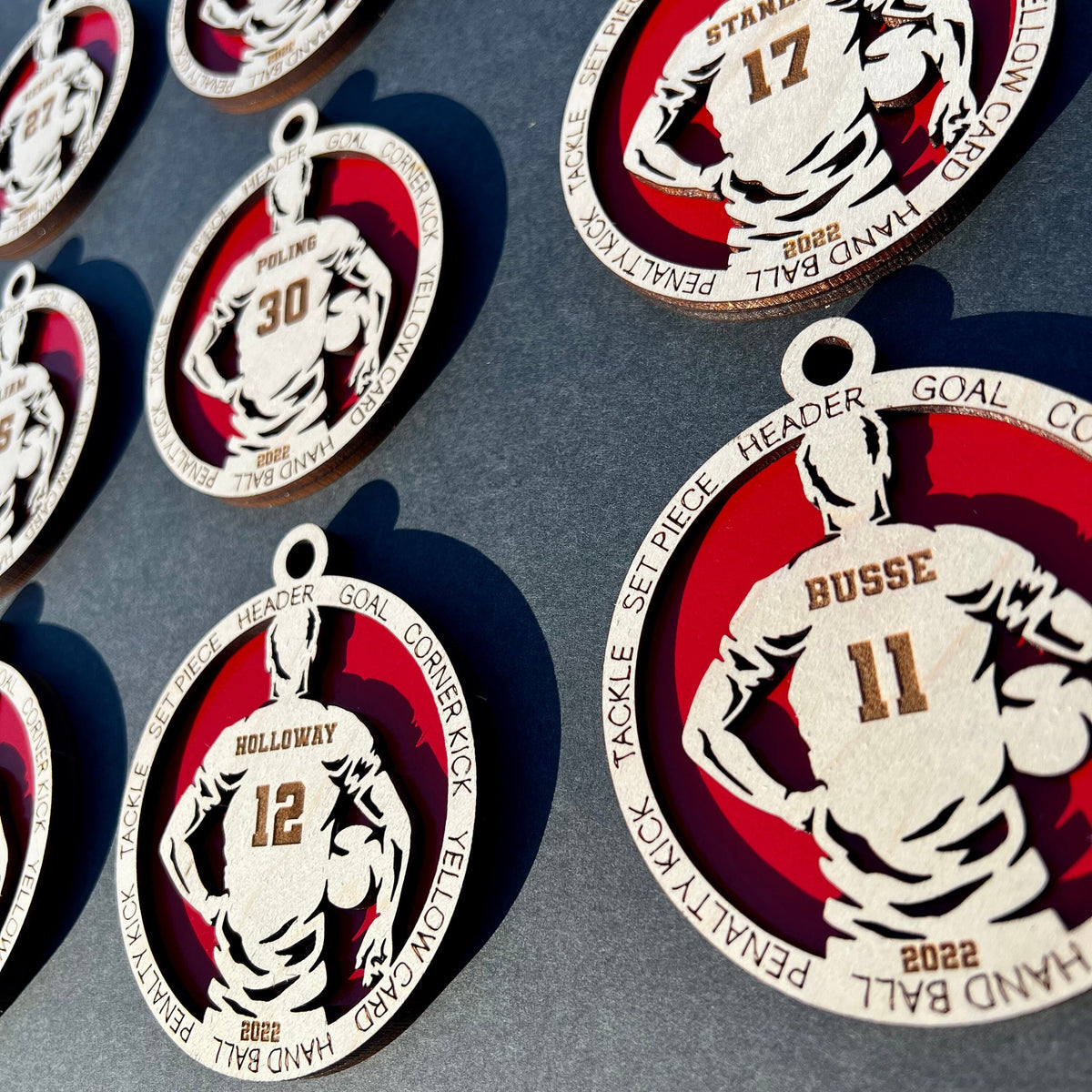 Personalized sports Christmas ornament athlete keepsake